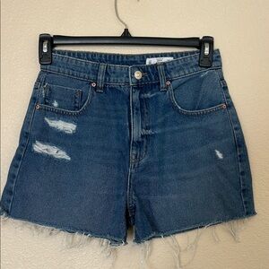 Denim Distressed Women Shorts